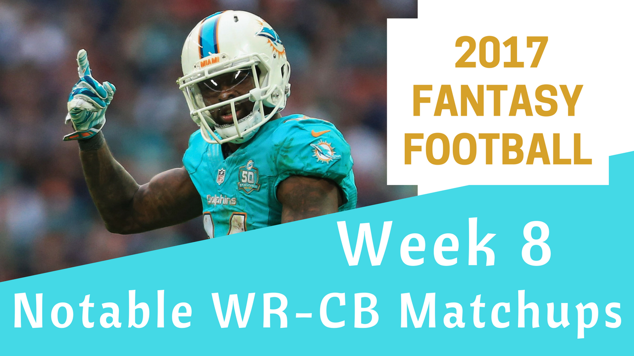 wr cb matchups week 3