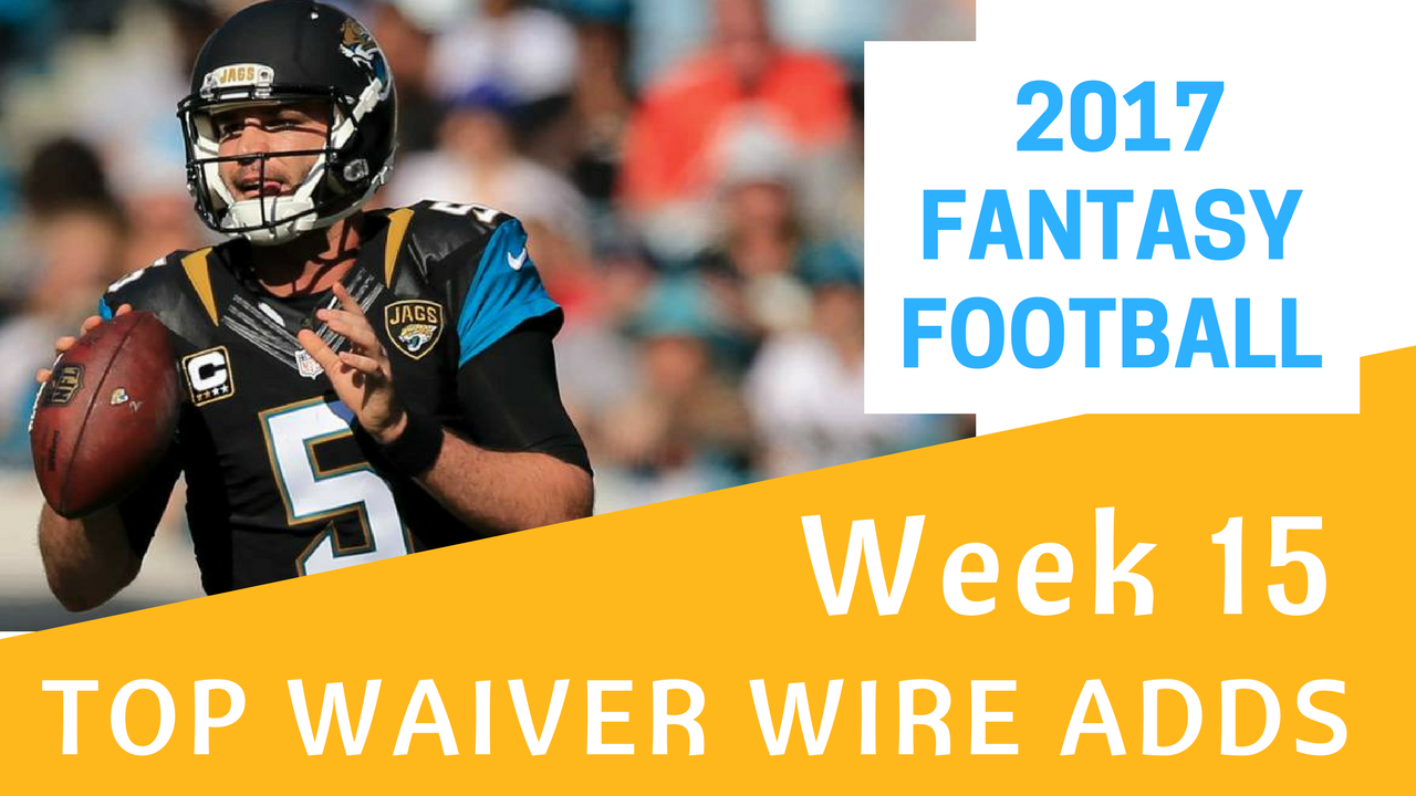 Fantasy Football Week 15 - Top Waiver Wire Adds – BDGE Store