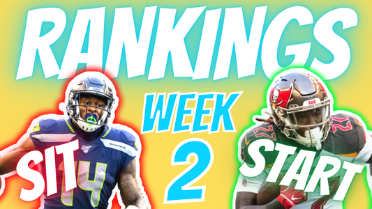 Week 2 Rankings & Start/Sits