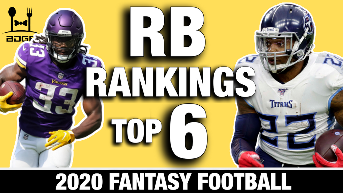Top 12 Running Backs Rankings for 2020 Fantasy Football (Part I) – BDGE  Store