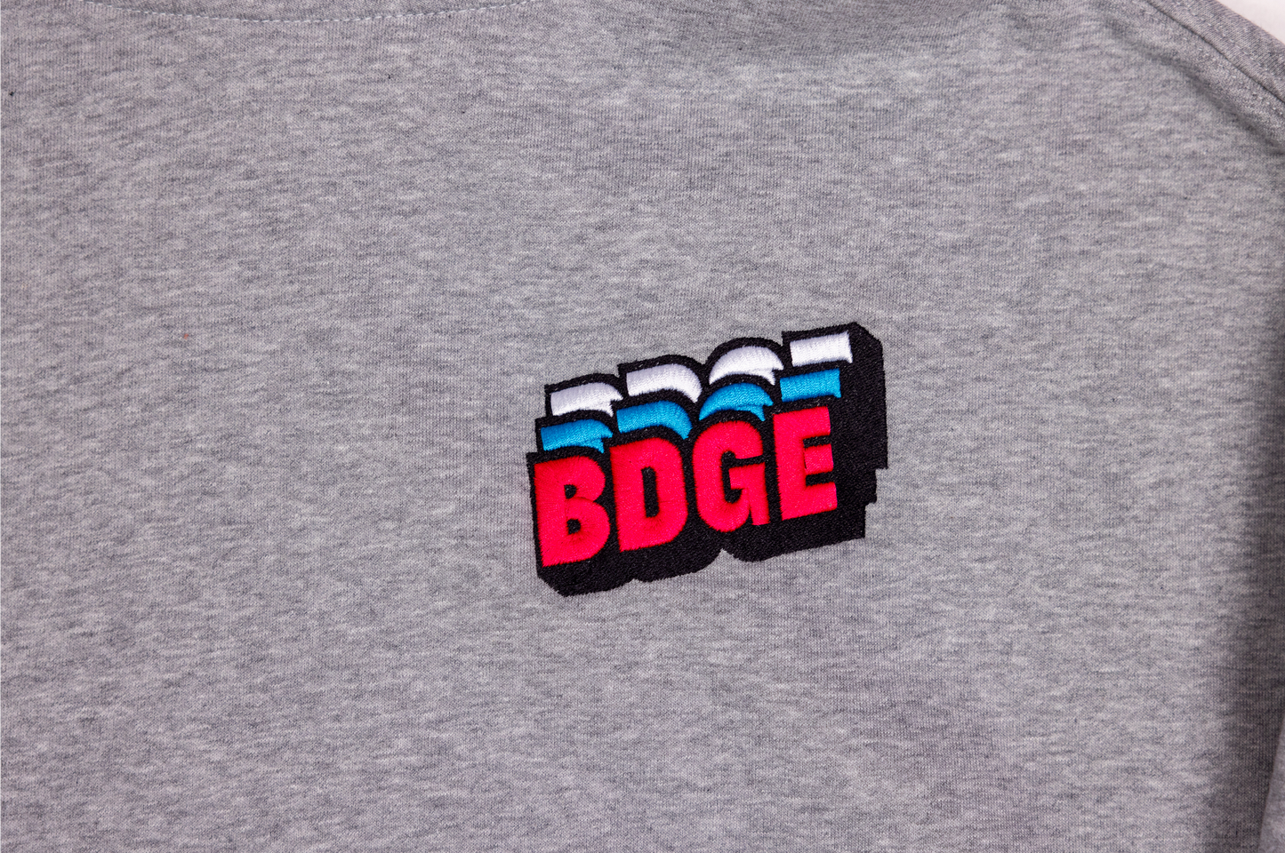 BDGE Stacked Logo Hoodie (Stitched)