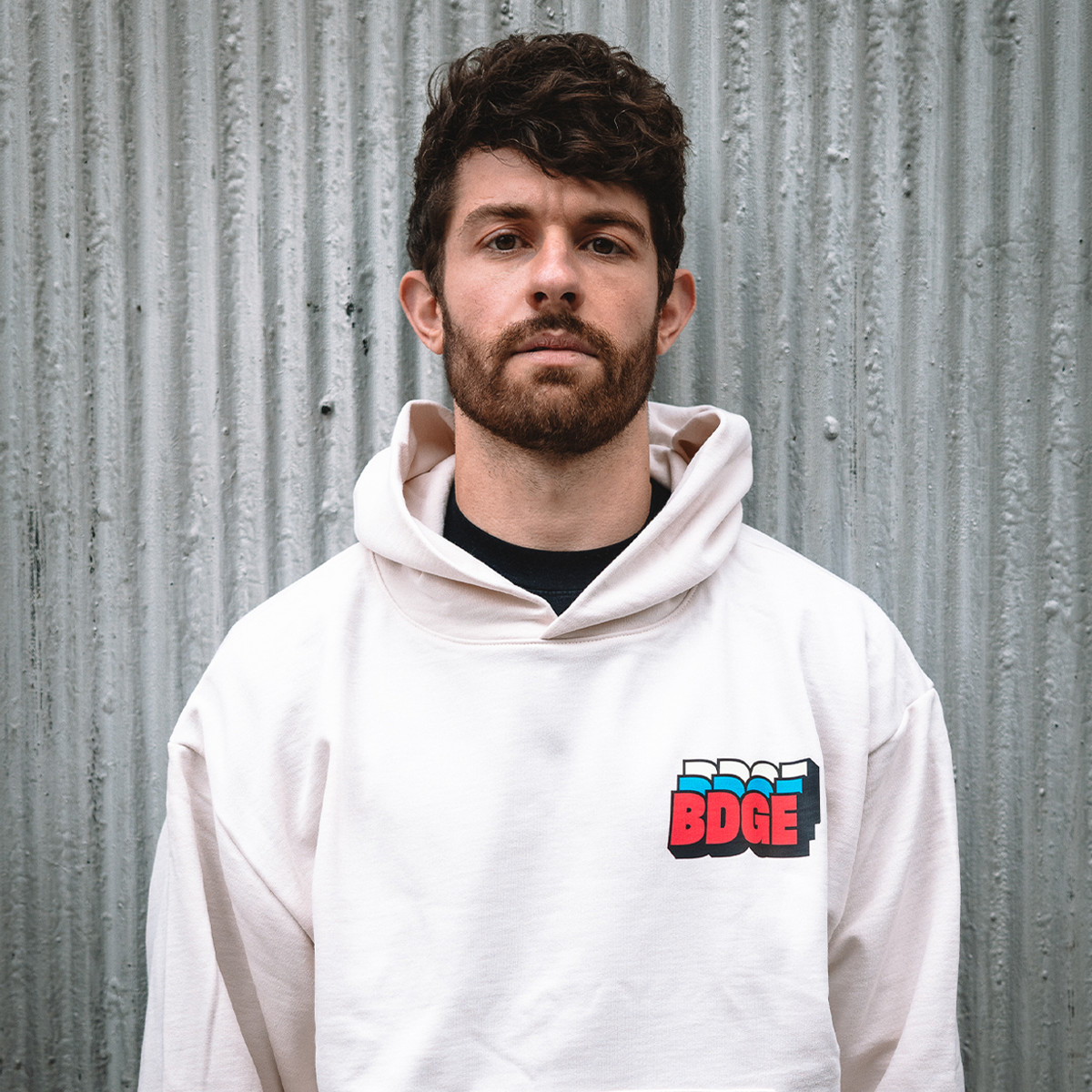 BDGE Stacked Logo Hoodie