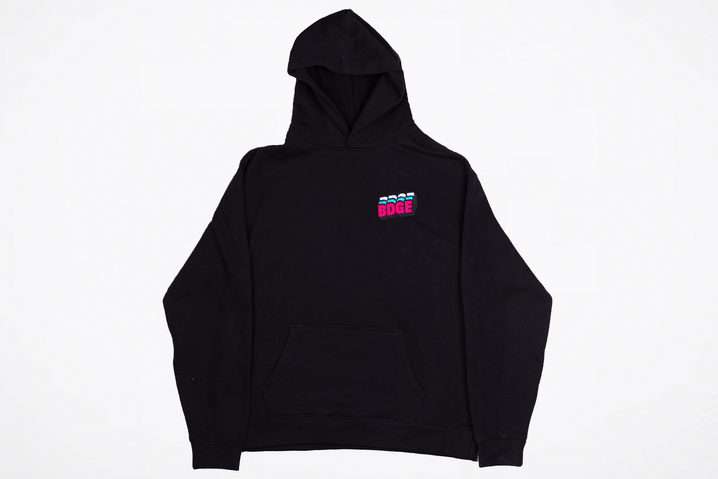 BDGE Stacked Logo Hoodie (Stitched)