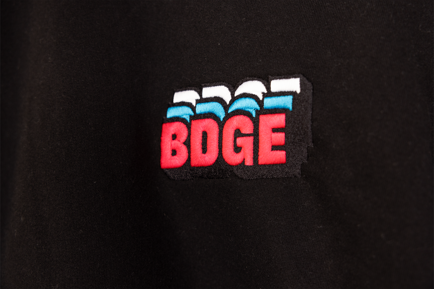 BDGE Stacked Logo Hoodie (Stitched)