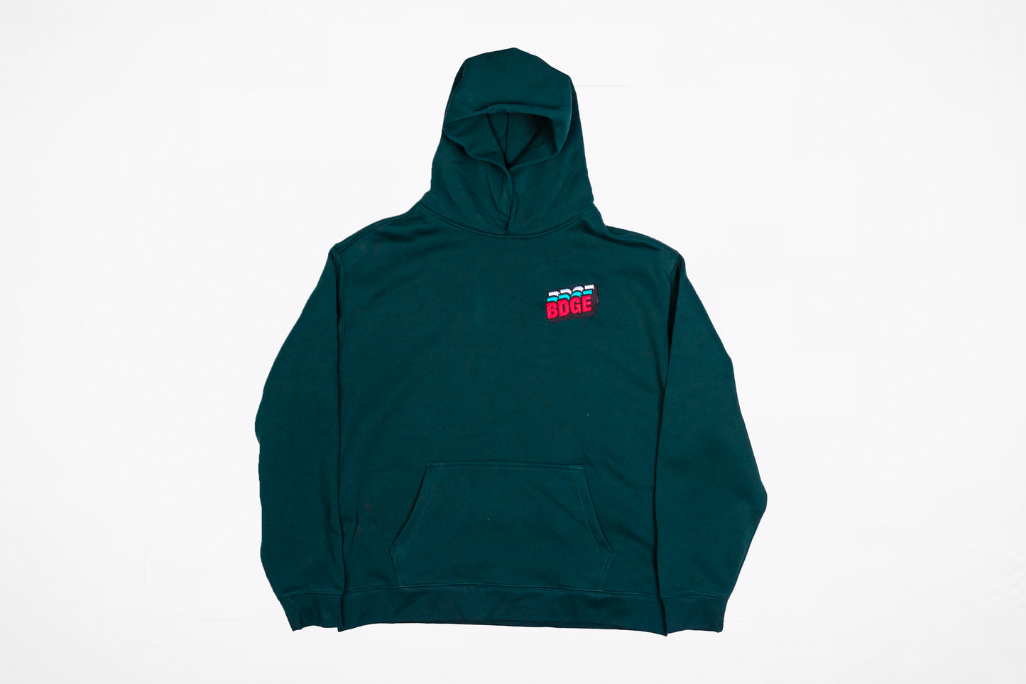 BDGE Stacked Logo Hoodie (Stitched)