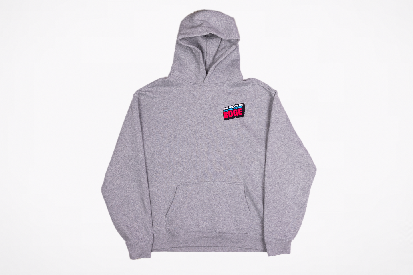 BDGE Stacked Logo Hoodie (Stitched)