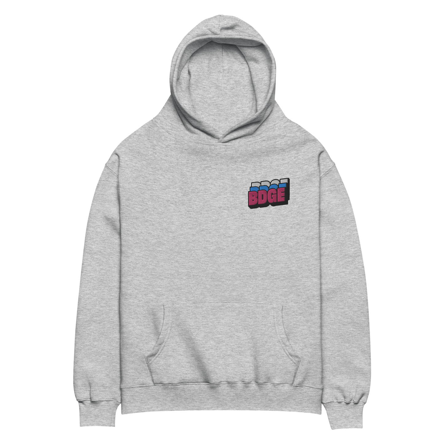 BDGE Stacked Logo Hoodie (Stitched)