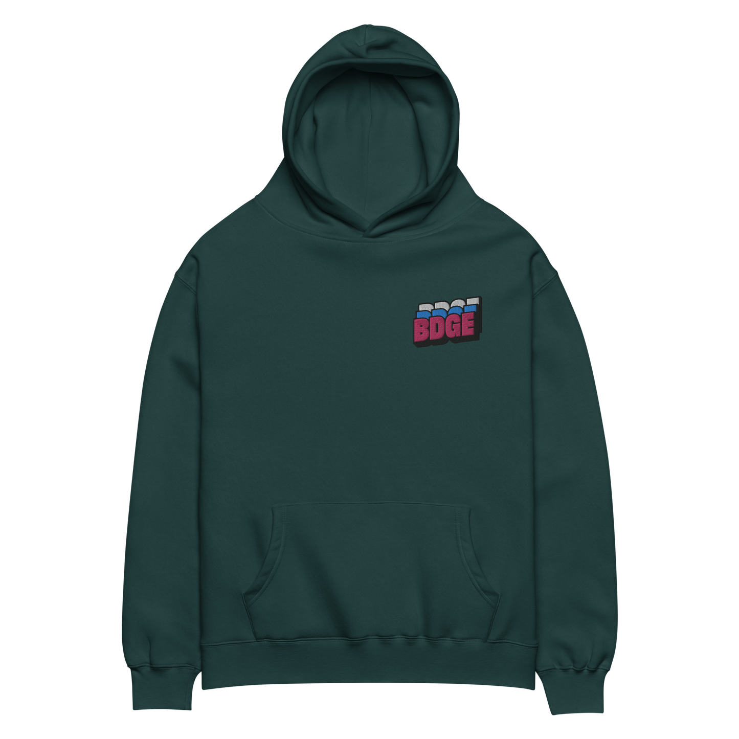 BDGE Stacked Logo Hoodie (Stitched)